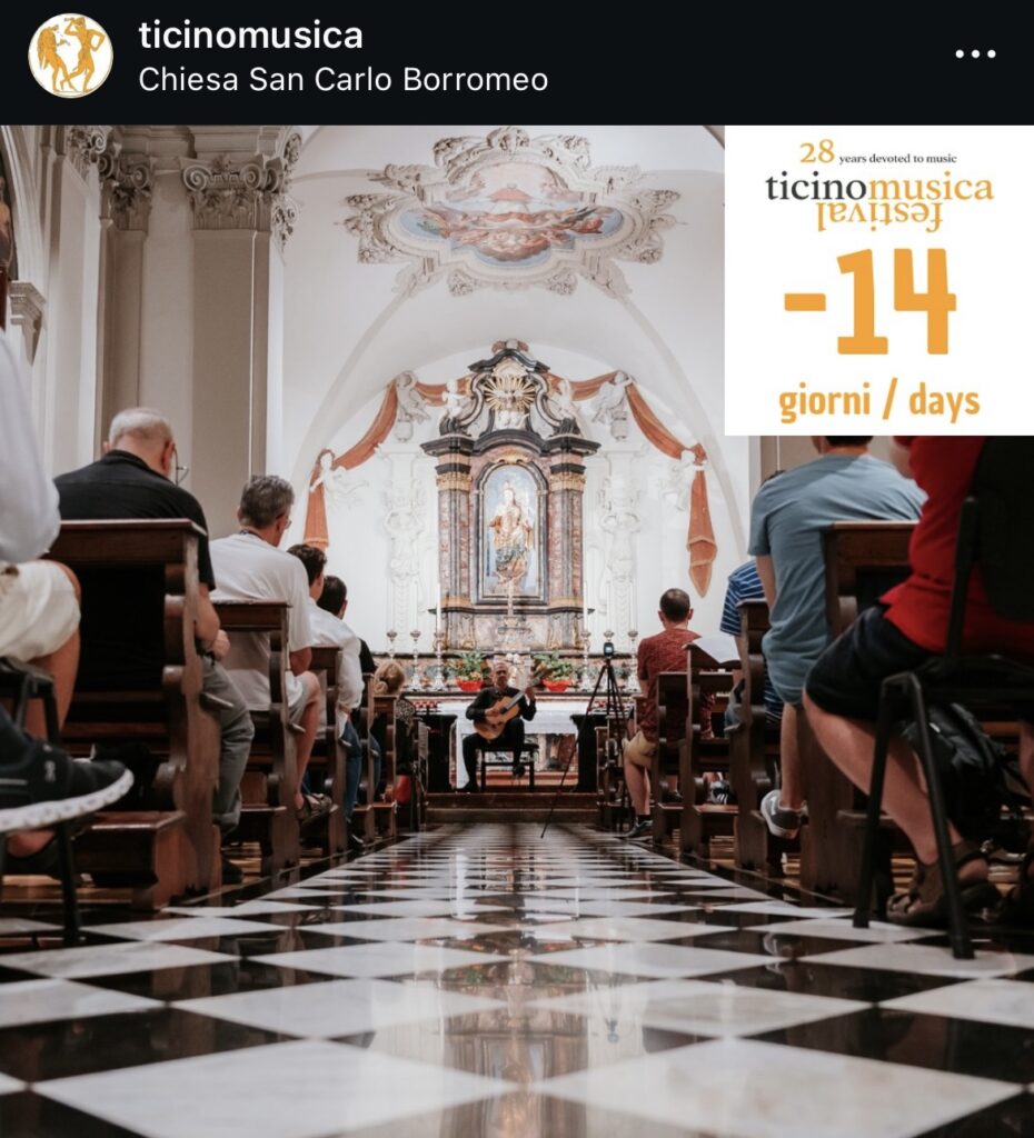 CHIESA DI SAN CARLO BORROMEO LUGANO - MUSICA